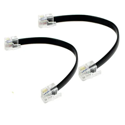 2X 6 Pin Panel Separation Cable Yaesu FT-1500  FT-1802 FT-1807 FT-1900 FT-1907 • $9.90