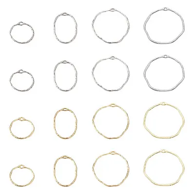 £10.07 • Buy 48pcs/box Ring Open Bezel Charms Alloy Frame Pendants For Resin Jewelry Molds