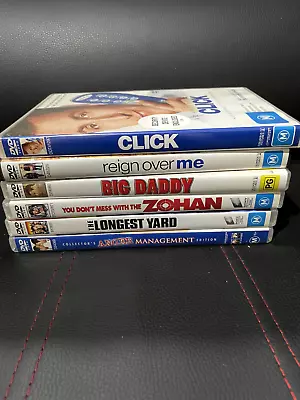 $7 • Buy Adam Sandler DVD Bundle (Click, Big Daddy, The Longest Yard + More)