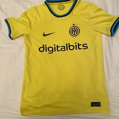 Inter Milan Kids Nike Away Shirt Age 11-12  ……………… Excellent Con + Free Socks • £17.99