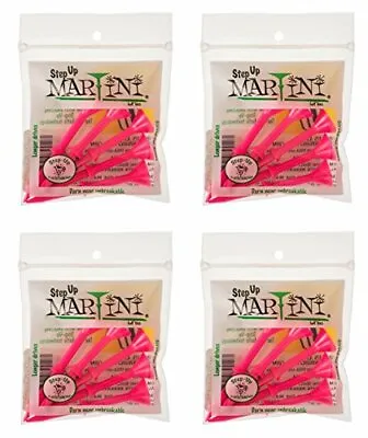 Martini 3 1/4  Step-Up Golf Tees - 4 Pack (20 Tees) (Pink) • $22.98