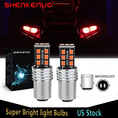 2 Super LED Taillight Bulbs For 2007-2009 Honda TRX 680FGA Rincon ATV 12v 21/5w • $15.11