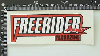 Vintage Freerider Mx Magazine Australia Retail Bike Shop Advertising Stickers • $18