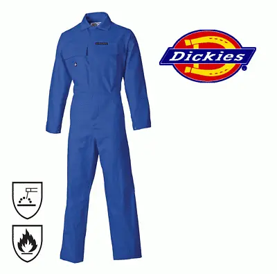 £53.79 • Buy Dickies Proban Coverall Overall, Flame Retardant Finish, Boiler Suit Royal Blue