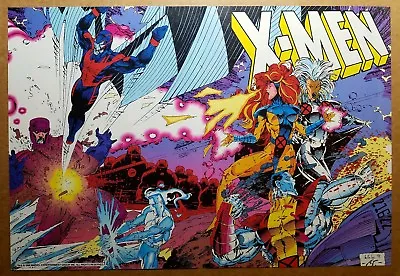 X-Men Colossus Archangel Storm Jean Grey Iceman Marvel Poster By Whilce Portacio • $14.50