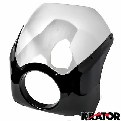 $60.97 • Buy Headlight Fairing Screen Black For Yamaha V-Star Vstar V Star XVS 1100 Custom