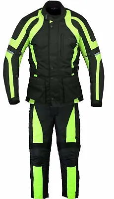 Motorcycle Jacket Mens Motorbike Racing Armoured Suits Waterproof Jackets & Pant • $280