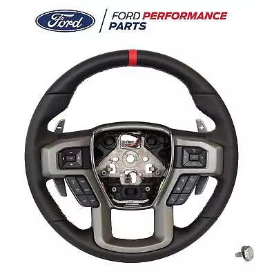 2015-2018 Ford F150 Raptor OEM M-3600-F15RRD Leather Steering Wheel W/ Controls • $469.99