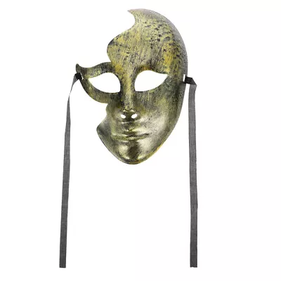  2 Pcs Antique Face Mask Costume Party Blank Masks To Decorate Retro Clothes • £8.79