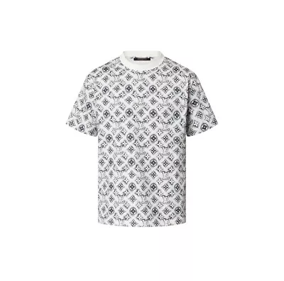 Louis Vuitton Monogram Logo Cotton T-shirt Size M 100% Authentic  • £417.95