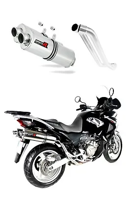 Exhaust Silencer Muffler DOMINATOR OVAL XL 1000 V VARADERO 99-16 + DB KILLER • $277.39