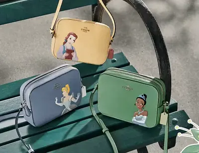 NEW Disney X Coach Mini Camera Bag Choices Cinderella Belle Or Cinderella Set! • $234