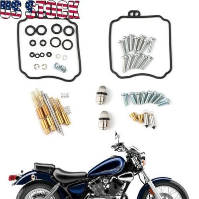 $17.71 • Buy Carburetor Gaskets Jets Rebuild Kit Fits YAMAHA XVS65A V-STAR 650 CLASSIC 98-UE