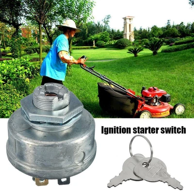 £8.99 • Buy Ignition Starter Switch W/ Key For MTD 725-0267 Husqvarna Ride On Tractor Mower
