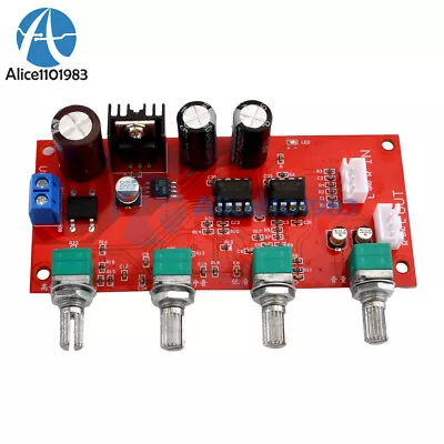 NE5532 Amplifier Board HIFI Stereo Bass Treble Volume Tone Control Preamplifier • $6.40