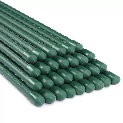 Garden Stakes 60 Inches Steel Plant Stakes Pack Of 25 • $41.64