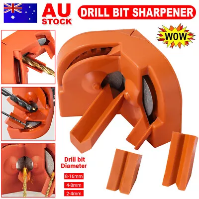 Multipurpose Drill Bit Sharpener High Hardness Step Bits Grinding Sharpening Kit • $21.99