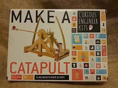 Make A Catapult Curious Engineer Kits Design By Leonardo Da Vinci Ages 14+ New • $14