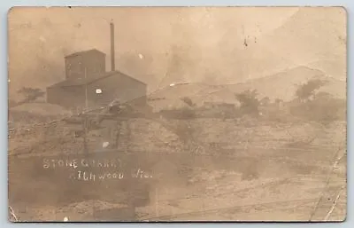 Richwood Watertown Wisconsin~Racek & Maldaner Crushed Stone Quarry~c1907 RPPC • $17