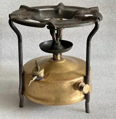 Rare Old Vintage Original Protex No.12 Heavy Tank Brass Kerosene Camp Stove • $379.86