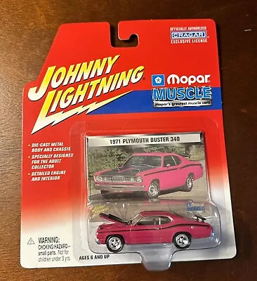 Johnny Lightning Mopar Muscle-1971 Plymouth Duster 340-1/64 Diecast-NIP • $12.75