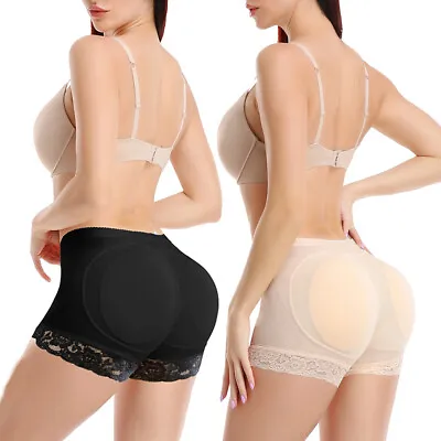 Padded Bum Pants Enhancer Shaper Panty Butt Lifter Booty Boyshorts Underwear UK • £6.99