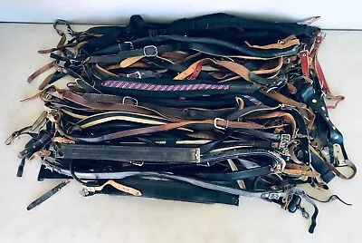 Large Lot Of Vintage Piano Button Accordion Leather Straps • $175