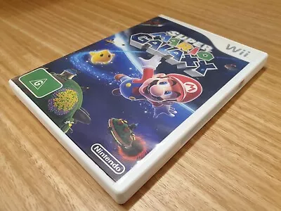 Super Mario Galaxy Nintendo Wii Complete Free Tracked Postage • $29.95