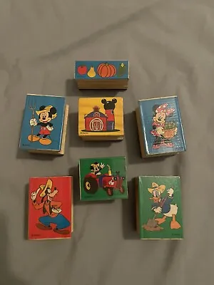 Mickey Mouse Rubber Stamp Set - Disney Mickey's Farm & Friends  - 7 Stamp Lot • $10
