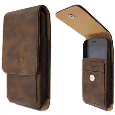 Caseroxx Outdoor Case For Xiaomi Mi Mix 3 In Brown Made Of Real Leather • $25.14