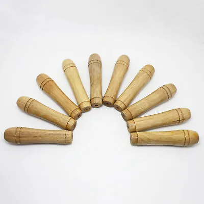 $10.17 • Buy 10PCS High Quality Wooden File Handle Fit For File Tool Hardwood DIY Length 90mm