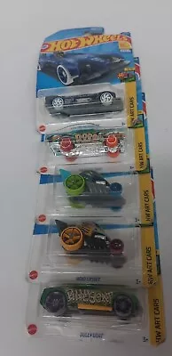 Lot Of 5 Hot Wheels Assorted Lot Art Cars J-Imports  Mattel • $15.99