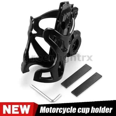 Adjustable Motorcycle ATV Bicycle Drink Bottle Water Cup Holder Handlebar Mount • $12.98