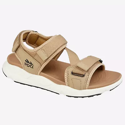 PDQ Explorer Mens Walking Hiking Comfort Casual Sports Sandals Sand • £23.99