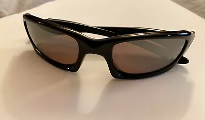Oakley Sunglasses Five 12-994 54-20 Black Wrap Sun Sports Optic Vintage USA • $45