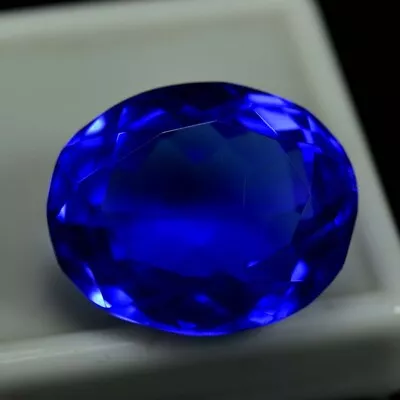 19.10 CT AAA+ Natural Rare Transparent Blue Tanzanite GIE Certified Gemstone • $0.99