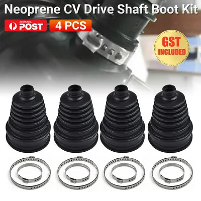 4pcs CV Drive Shaft Boot Kit/Universal Round Clamp Replacement Set NEW • $30.07