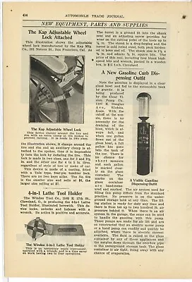 1920 Clear Visible Pump Co. Story & Pic: Gas Pump - Wichita Kansas • $17.76