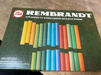 Vintage Rembrandt 60 Soft Pastels Royal Talens B.V. Holland New In Box • $75