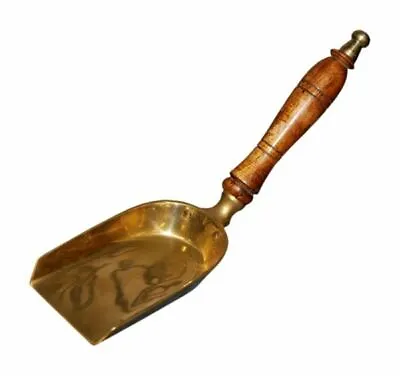 £21.99 • Buy Brass Coal Shovel Coal Scoop Fireside Tool Ash Tidy Pan 3 Sizes Companion Shovel