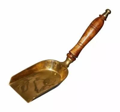 Brass Coal Shovel Coal Scoop Fireside Tool Ash Tidy Pan 3 Sizes Companion Shovel • £16.99