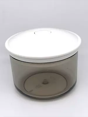 $19.95 • Buy Foodsaver Vacuum Sealer Canister Snail 25 Oz KY-123 Smoke White Press Button Lid