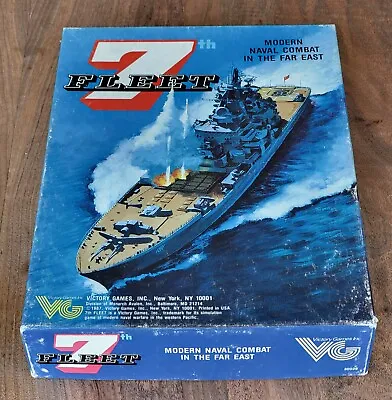 7th Fleet Board Game COMPLETE W/ ~50% OF PIECES HOMEMADE - Victory Games Seventh • $30