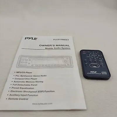 Pyle Waterproof Marine CD Player Remote And Manual Replacement • $10