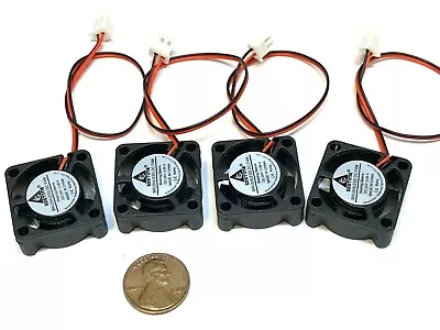 4 Pieces GDSTIME Hotend Fan 24v Extruder 25mm 25x25x10 Mm 3d Printer 2510 B18 • $14.55