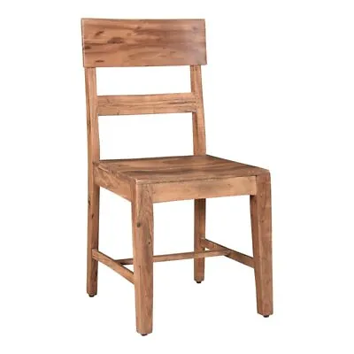 Taran Designs Harper Solid Wood Dining Chairs (Set Of 2) In Brown • $606.99
