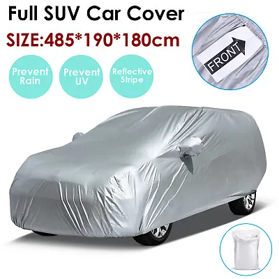 Large Full Car SUV Cover Outdoor Waterproof Breathable Dust Resistant Protection • £13.99