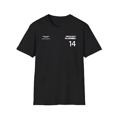 Fernando Alonso 14 // Aston Martin F1 // Formula One Racing Tee T-Shirt • $29.99