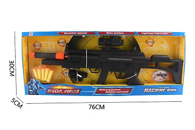 £14.99 • Buy Childrens Toy Gun PLASTIC Role Playing Police Army Machine Gun Styled Kids Game