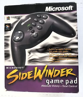 Microsoft - Sidewinder Game Pad/Controller (Vintage 1996) 15 Pin Serial Port New • $9.95